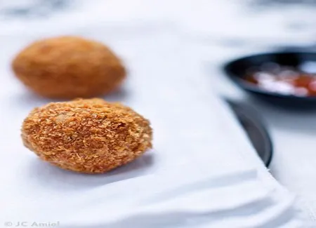 Croquettes de lapereau et porc