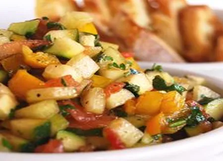 Crostinis au tartare de légumes