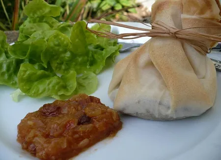 Croustillants d'andouille au camembert