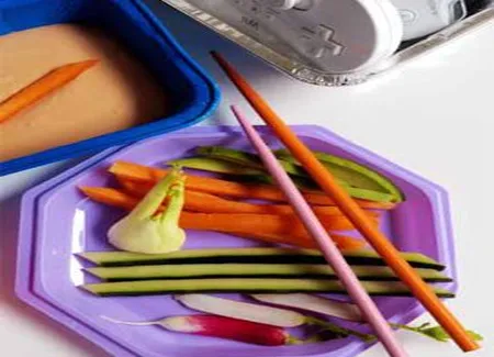 Crudités et dip orange