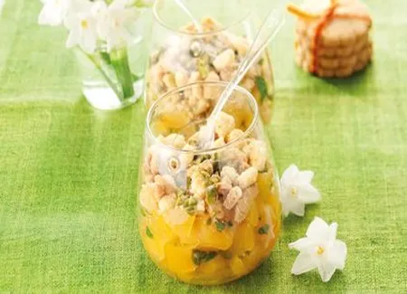 Crumble abricots pistaches
