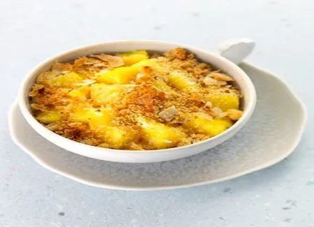 Crumble ananas-coco