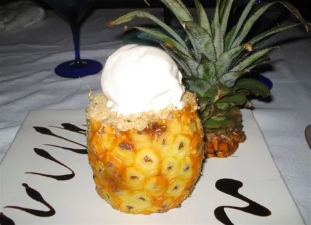 Crumble ananas