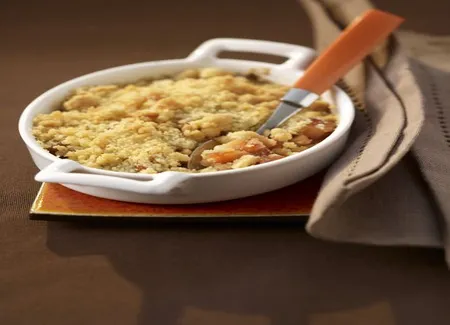Crumble aux kiwis