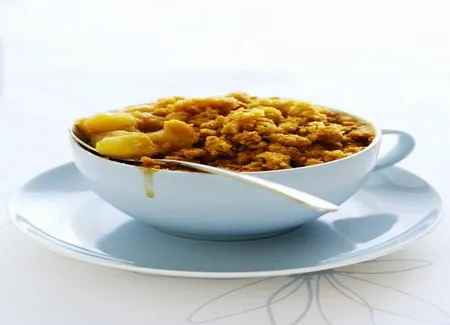 Crumble aux poires et aux spéculoos