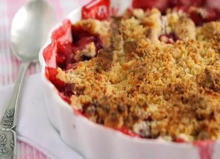 Crumble de fruits rouges