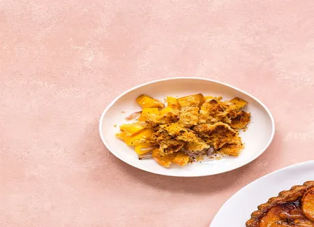 Crumble kaki et butternut