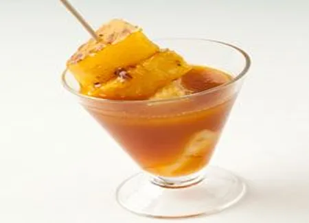 Cubes dananas à lorange