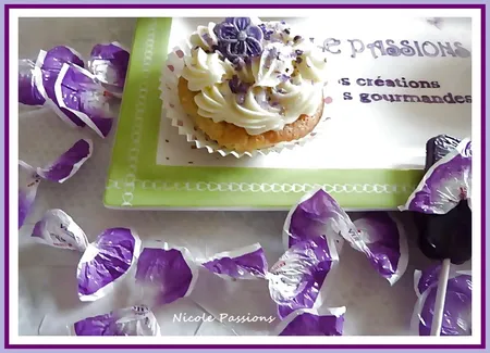 Cupcake à la violette