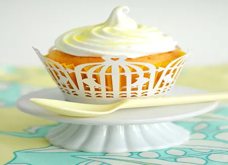 Cupcake au citron, glaçage citron