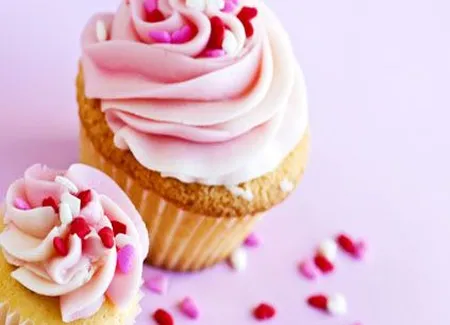 Cupcakes à l eau de rose