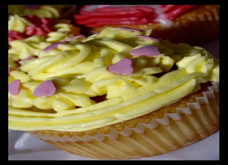 Cupcakes au citron et à la framboise