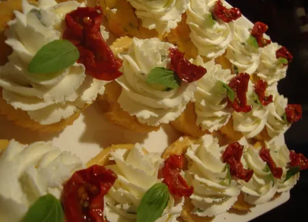 Cupcakes courgette basilic