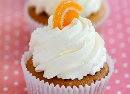Cupcakes cream cheese à l'orange