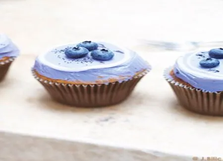 Cupcakes myrtilles