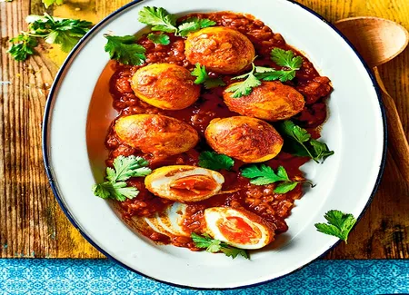 Curry aux oeufs