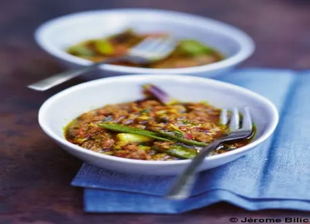 Curry d'agneau haché