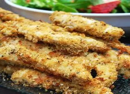 Doigts de poulet au parmesan