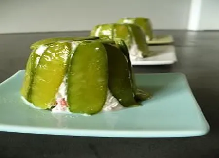 Dômes de saumon fumé en habit de pois
