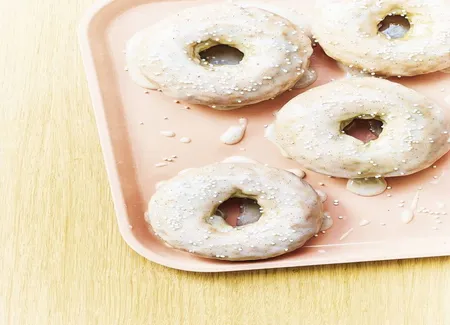 Donuts au four à la vanille