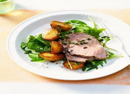Enchaud de porc, salade de pommes de terre