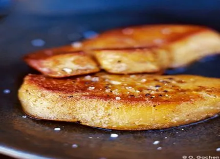 Escalopes de foie gras poêlées
