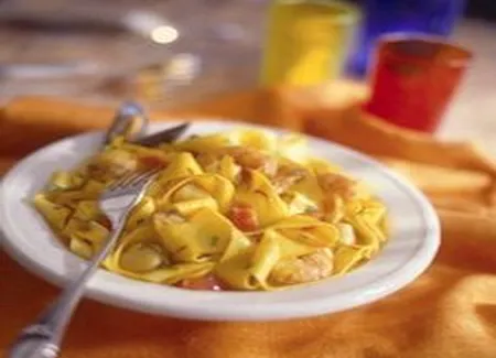 Fettucines aux crevettes