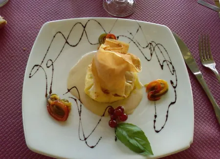 Feuilleté de brocciu au foie gras