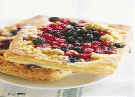 Feuilletée aux fruits rouges