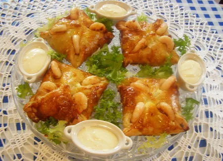 Feuilletés marins à la fourme d'ambert