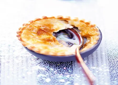 Feuilletés volaille-champignons