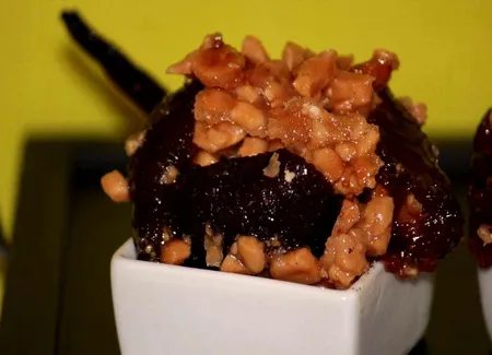 Figues aux cacahuètes caramélisées