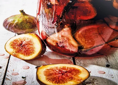 Figues confites au sirop