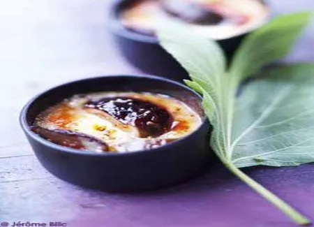 Figues gratinées aux amandes