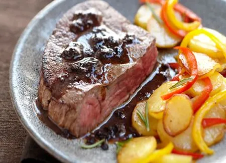 Filet de boeuf de chalosse grillé à la tapenade