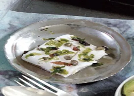 Filet de cabillaud, pesto d'algues