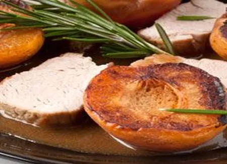 Filet de porc aux abricots et romarin