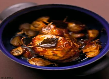Filet de porc confit à l'ail