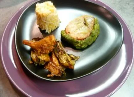 Filet mignon de veau au pistou de noisettes