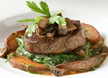 Filets de buf aux champignons porcini