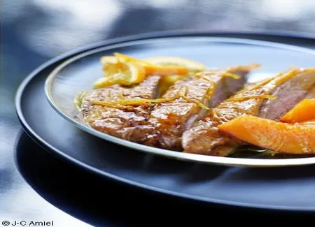 Filets de canard au gingembre