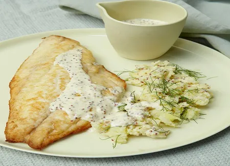 Filets de dorade à la moutarde