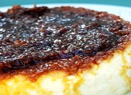 Flan à la lime et à la noix de coco caramélisée
