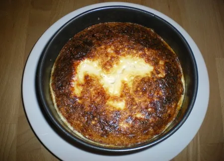 Flan aux oeufs, amandes et pistaches