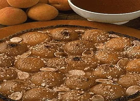 Flan d'abricots bourdaloue