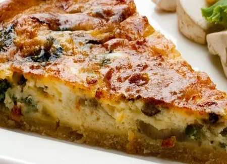 Flan de courgettes rapide