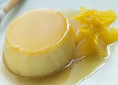 Flans aux oeufs et à l orange