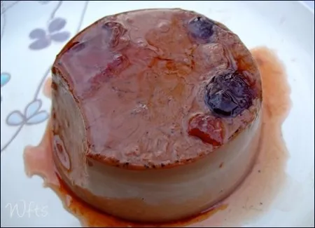 Flans choco cerises