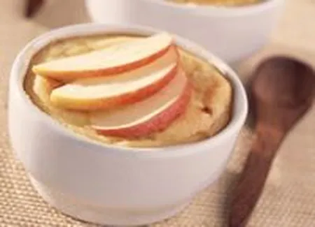 Flans de pommes au rhum
