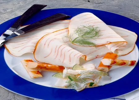 Flans de surimi au poireau